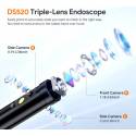 Ендоскоп Depstech DS520TL (3 камери, 7,9 мм, 5 метрів)