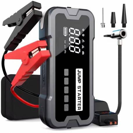 Бустер (пусковий пристрій) iBoost L082 (4000A, 24000mAh) + компресор Бустер (пусковий пристрій) iBoost L082 (4000A, 24000mAh) + компресор