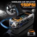 Автомобильный компрессор iBoost LCY80 (10,3 атм, 10000mAh, powerbank)
