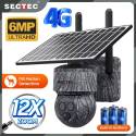 4G камера SECTEC ST-557-6M-12X-4G-EU-G (6Мп, PTZ, 12000mAh)