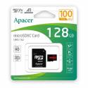 Карта пам'яті Apacer microSDXC 128Gb class 10 (+adapter SD)