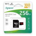 Карта пам'яті Apacer microSDXC 256Gb class 10 (+adapter SD)