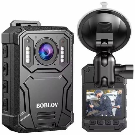 Боди камера BOBLOV KJ23 Pro (2K, 128Gb) Боди камера BOBLOV KJ23 Pro (2K, 128Gb)