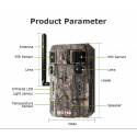 4G фотопастка SECTEC ST-HC828-24M GPS (15600mAh, 2 об'єктива)