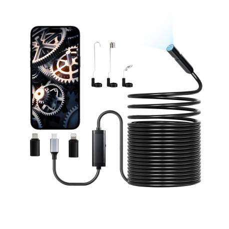 USB эндоскоп Vevor SM7 для Android, iOS (8мм., 15 метров) USB эндоскоп Vevor SM7 для Android, iOS (8мм., 15 метров)