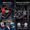 Бустер (пусковий пристрій) iBoost L088 (3000A, 24000mAh) + компресор