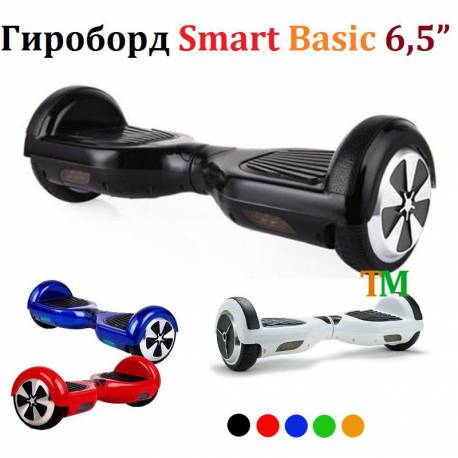 Гироборд Smart Basic 6,5” (Black, White, Red, Green, Blue, Gold) купить недорого в Украине в интернет магазине - TechnoMarket