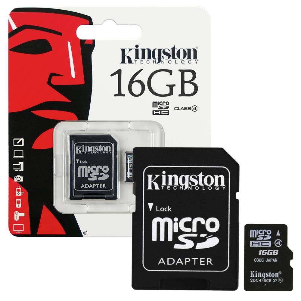 Kingston microSDHC Class 10 16Gb купить недорого в Украине в