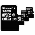 Карта пам'яті Kingston microSDHC 64Gb Class 10 (+adapter SD)