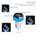 Автомобильное зарядное Meidi Dual USB Smart LED