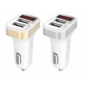 Автомобільний зарядний Tirol Dual USB LED