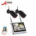 Комплект WiFi видеонаблюдения Anran 2сh + 12" LCD (AR-W360)