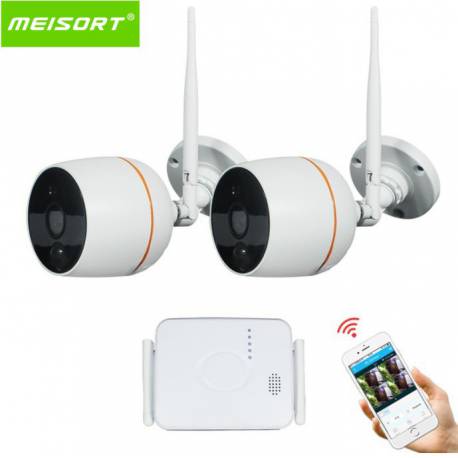 Комплект WiFi відеоспостереження Meisort 2ch (Mini Kit 20) Комплект WiFi відеоспостереження Meisort 2ch (Mini Kit 20)