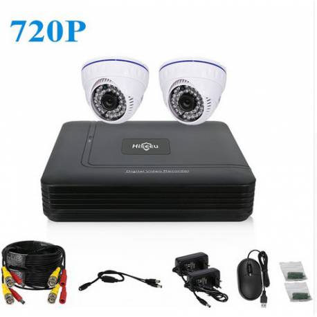 Комплект видеонаблюдения Hiseeu 2ch AHD-1MP 720P Home (2AHCR510) Комплект видеонаблюдения Hiseeu 2ch AHD-1MP 720P Home (2AHCR510)