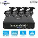 Комплект відеоспостереження Hiseeu 4ch AHD-2MP 1080P Outdoor (4AHBB12-P)