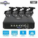 Комплект відеоспостереження Hiseeu 4ch AHD-1MP 720P Outdoor (4AHBB10)