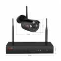 Комплект WiFi відеоспостереження Anran 4сh (AR-K04W13-03NW) White