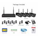 Комплект WiFi відеоспостереження Anran 4сh (AR-K04W13-03NW) White
