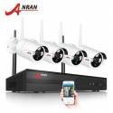 Комплект WiFi видеонаблюдения Anran 4сh (AR-K04W13-03NW) White