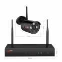 Комплект WiFi видеонаблюдения Anran 8сh 1080P (AR-03NB)