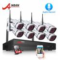 Комплект WiFi видеонаблюдения Anran 8сh 1080P (K08W2-S360)