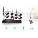 Комплект WiFi видеонаблюдения Anran 8сh 1080P (K08W2-S360)