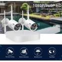 Комплект WiFi відеоспостереження Hiseeu 2ch 960P (2HB612)