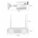 Комплект WiFi відеоспостереження Hiseeu 2ch 960P (2HB612)