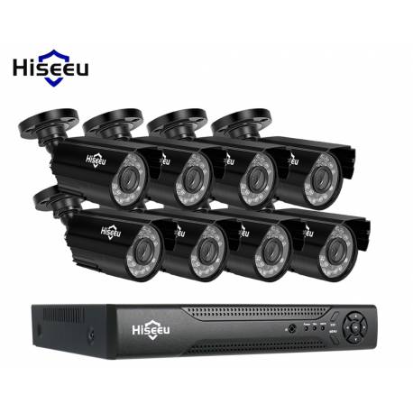 Комплект видеонаблюдения Hiseeu 8ch AHD-2MP 1080P Outdoor (8AHBB12-P) Комплект видеонаблюдения Hiseeu 8ch AHD-2MP 1080P Outdoor (8AHBB12-P)