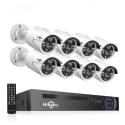 Комплект видеонаблюдения Hiseeu 8ch POE KIT-8HB612 2Mp-1080P