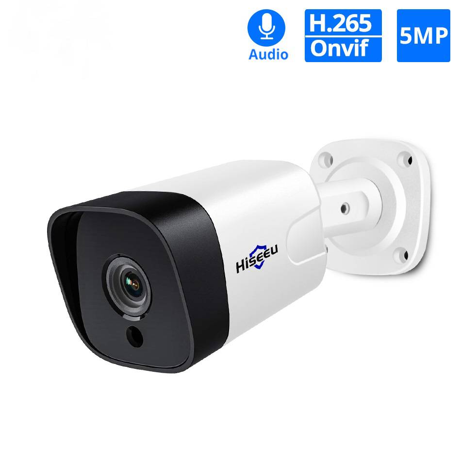 POE камера видеонаблюдения Hiseeu HB215-P 5Mp купить недорого в