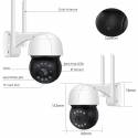 WiFi камера видеонаблюдения Besder A2 (5Mp, PTZ, IP, Ai)