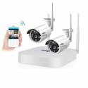 Комплект WiFi видеонаблюдения Hiseeu 2ch 960P (2HB612)