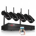 Комплект WiFi відеоспостереження Anran 4сh (AR-K04W13-03NB)