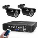 Комплект відеоспостереження Hiseeu 2ch AHD-2MP 1080P Outdoor (2AHBB12)