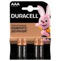 Батарейки Duracell MN2400 AAA/LR03 BL 4шт (минипальчик)