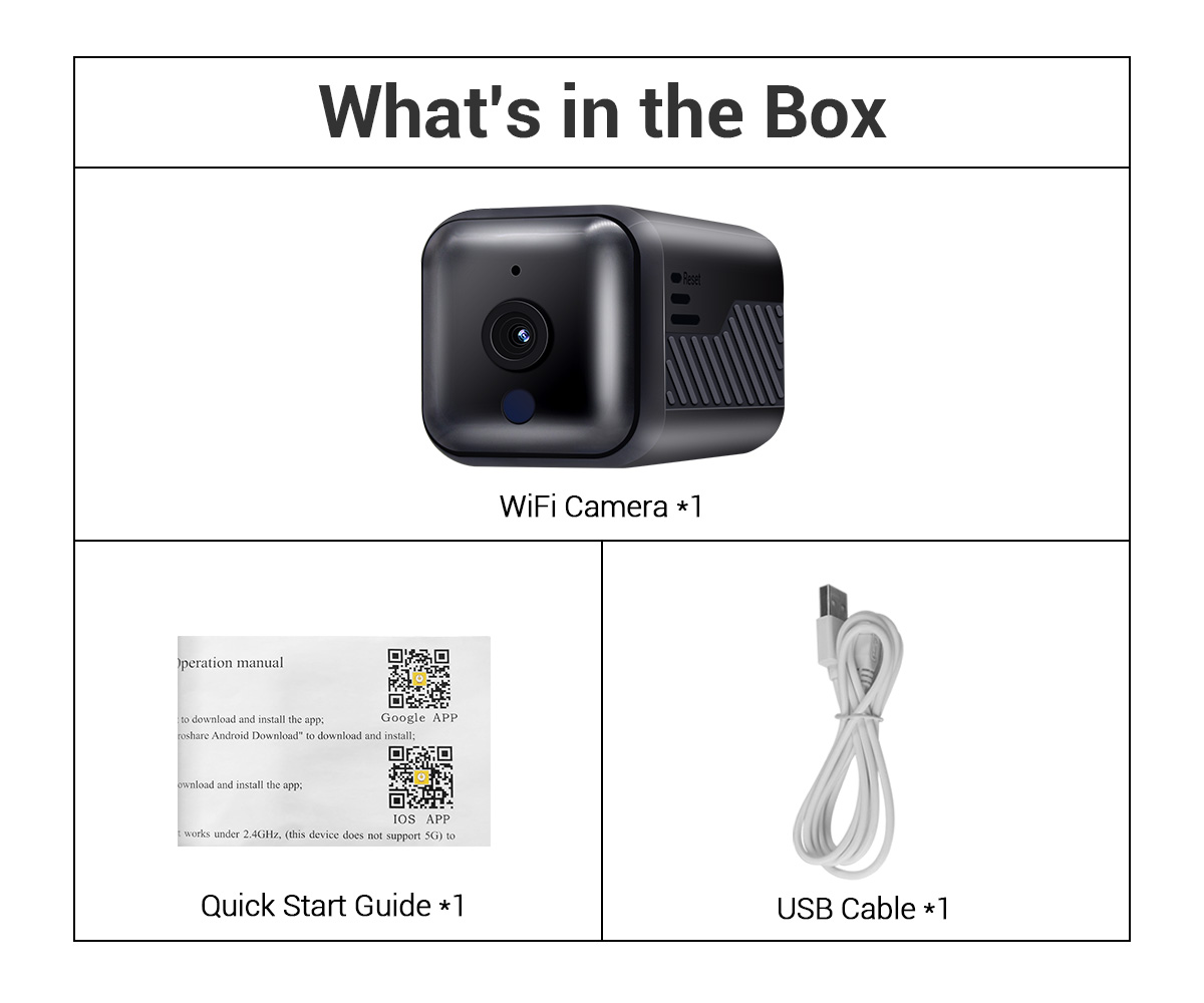 WiFi міні камера Escam G16-IP купити у нас