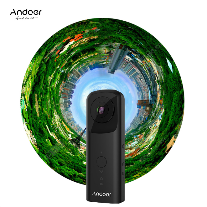 панорамная камера Andoer на два объектива